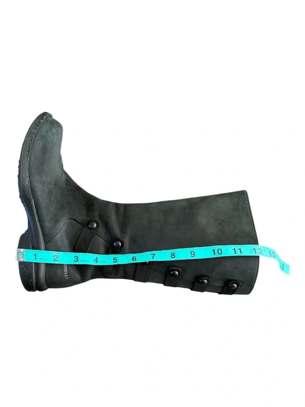 Merrell Waterproof Black Tall Button-Accent Women's Boots - Picture 5 of 6
